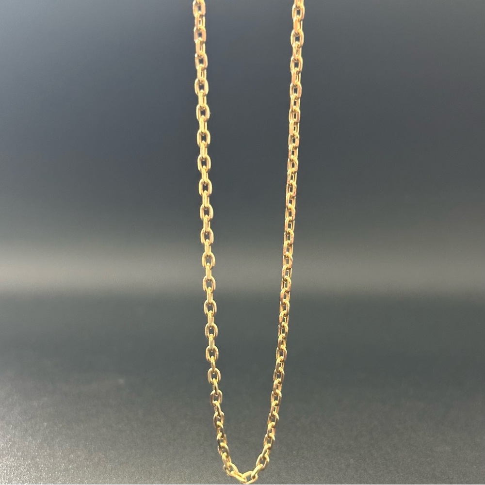 20”  2.5 mm Real 14K Solid Gold Forzentina Chain Necklace - Picture 8 of 17